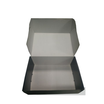 Black Corrugated Packaging Paper Box with Glossy Lamination